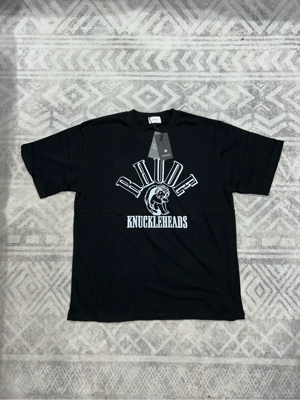 Rhude Knuckleheads Graphic Tee - Black